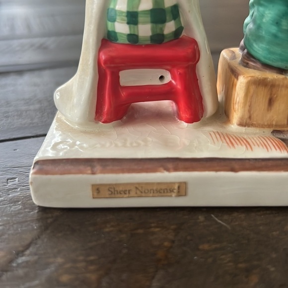 Vintage W. Goebel Charlot Byj Red Head Figurine Sheer Nonsense BYJ 5 - Picture 6 of 9